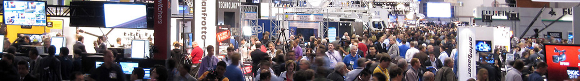 NAB convention floor Las Vegas 2010